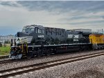 NS 4465 and Rear Radiator Section of UP 7163 Being Pre Delivery Tested by The Wabtec Train Vrew